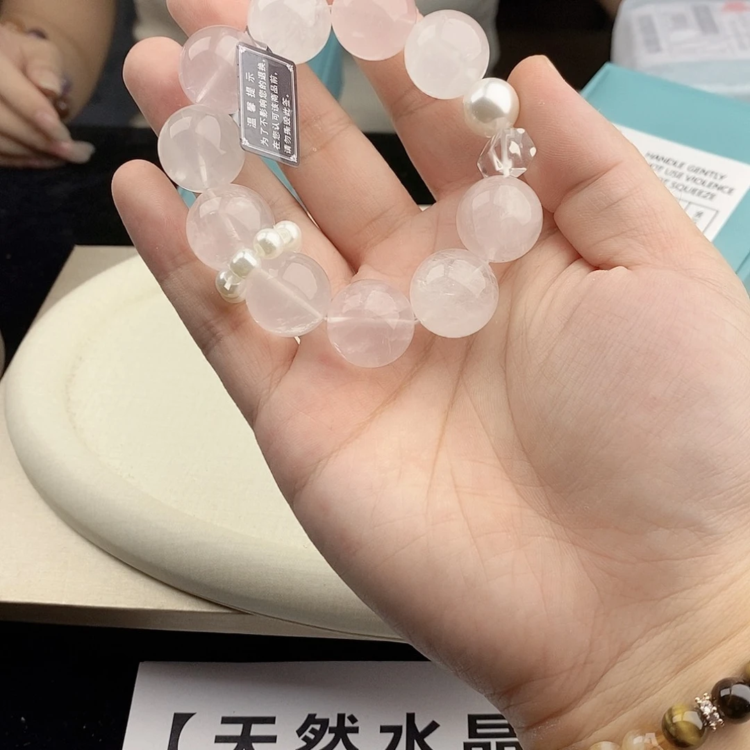 银S925镀金镶嵌手链水晶