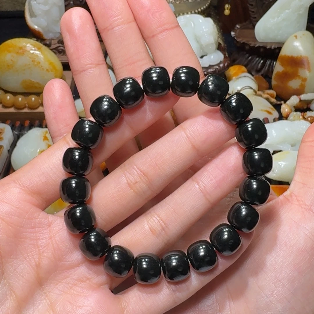 和田玉未镶嵌颈饰手串