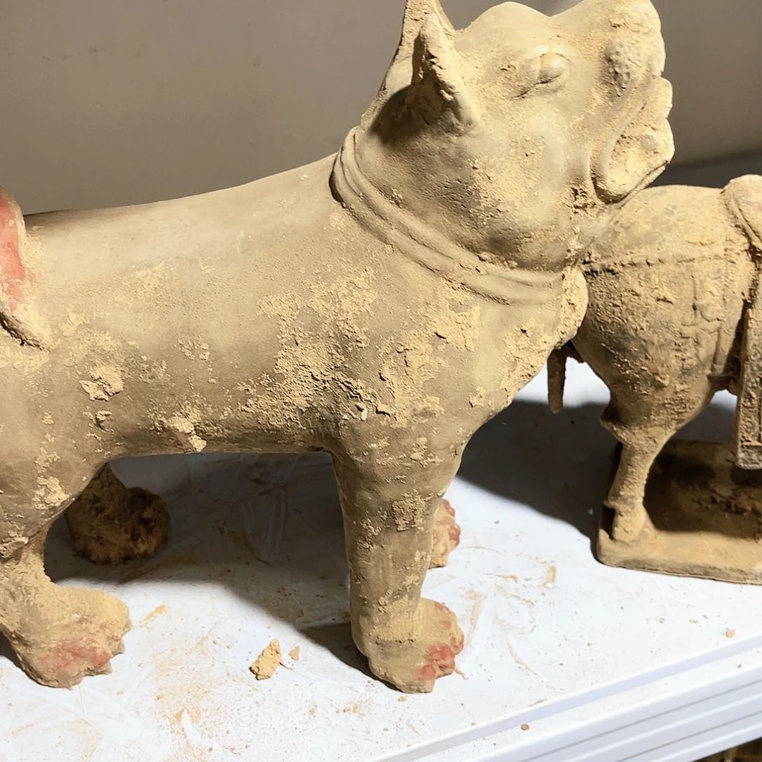 瓦当摆件摆件茶桌茶台陶瓷谢*生