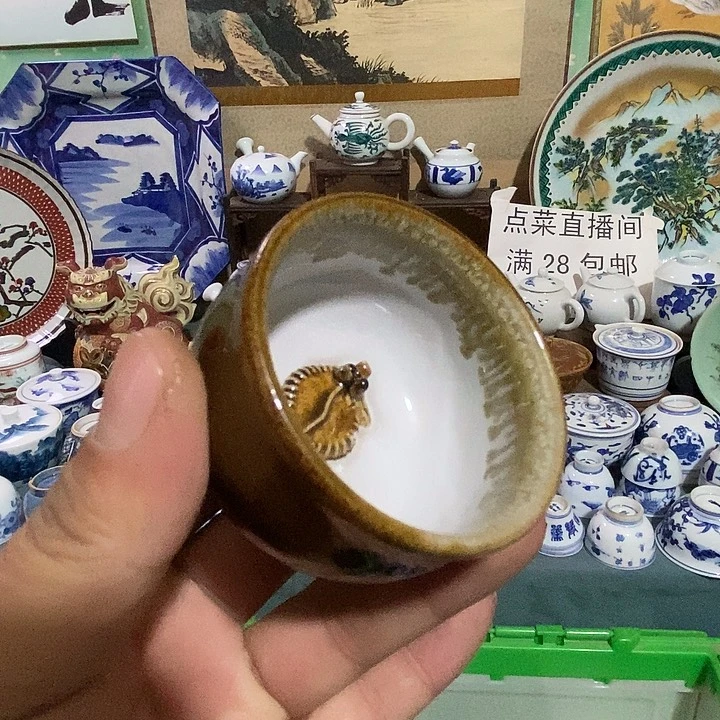 瓷片舶来瓷器满28包邮当日凑单