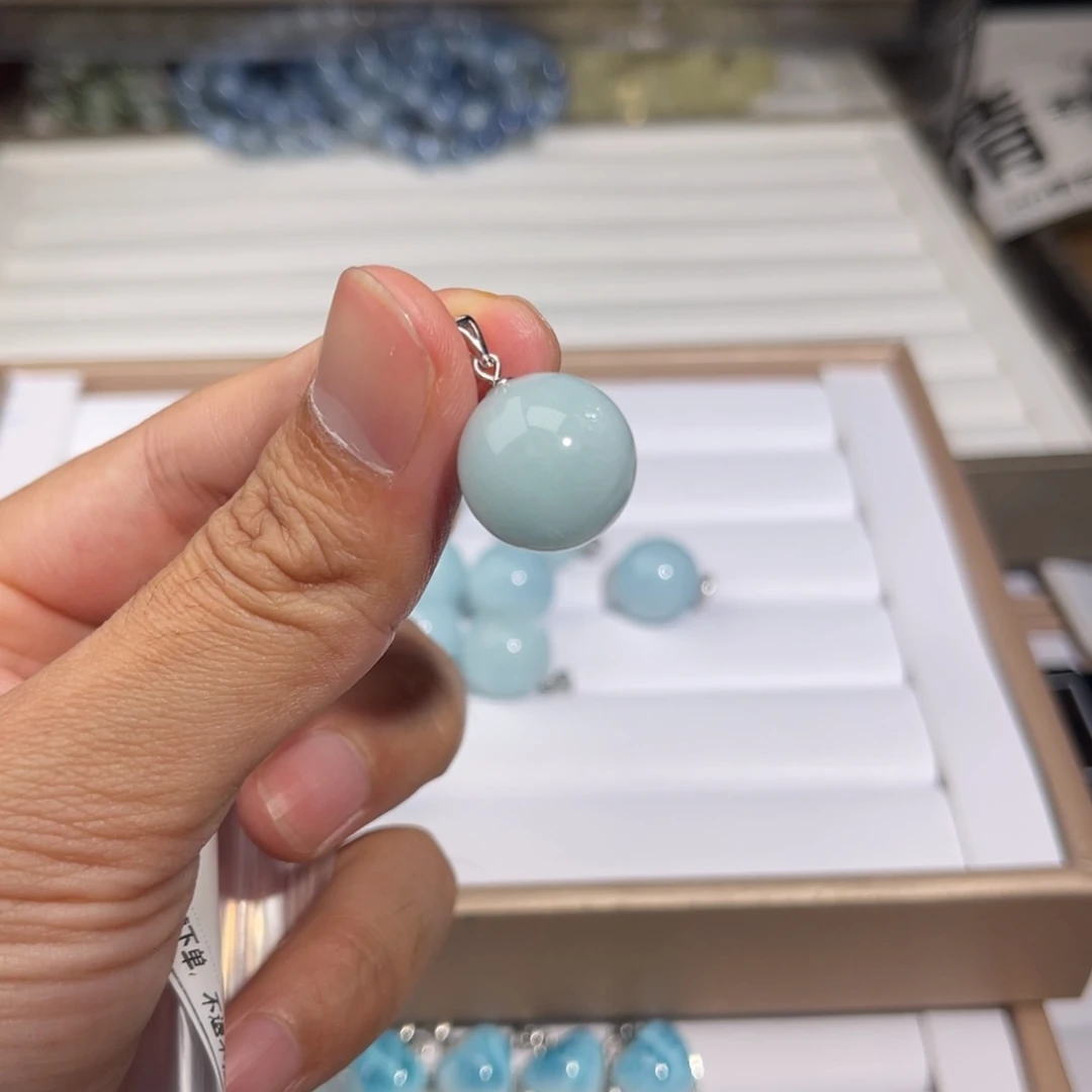 水晶手链未镶嵌海蓝宝005