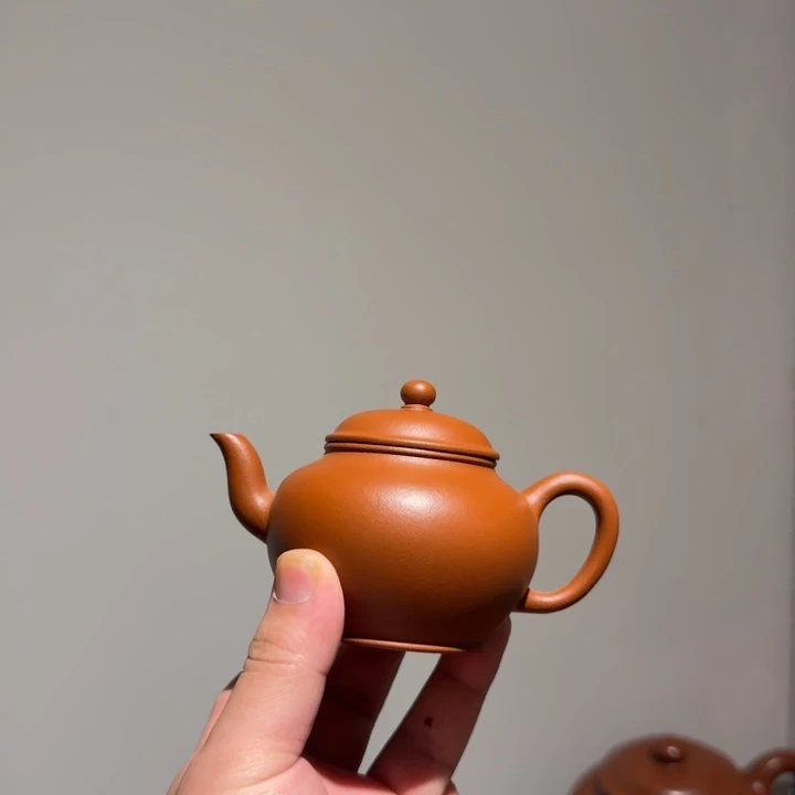 茶壶紫砂福利壶 朱泥鸣远宫灯