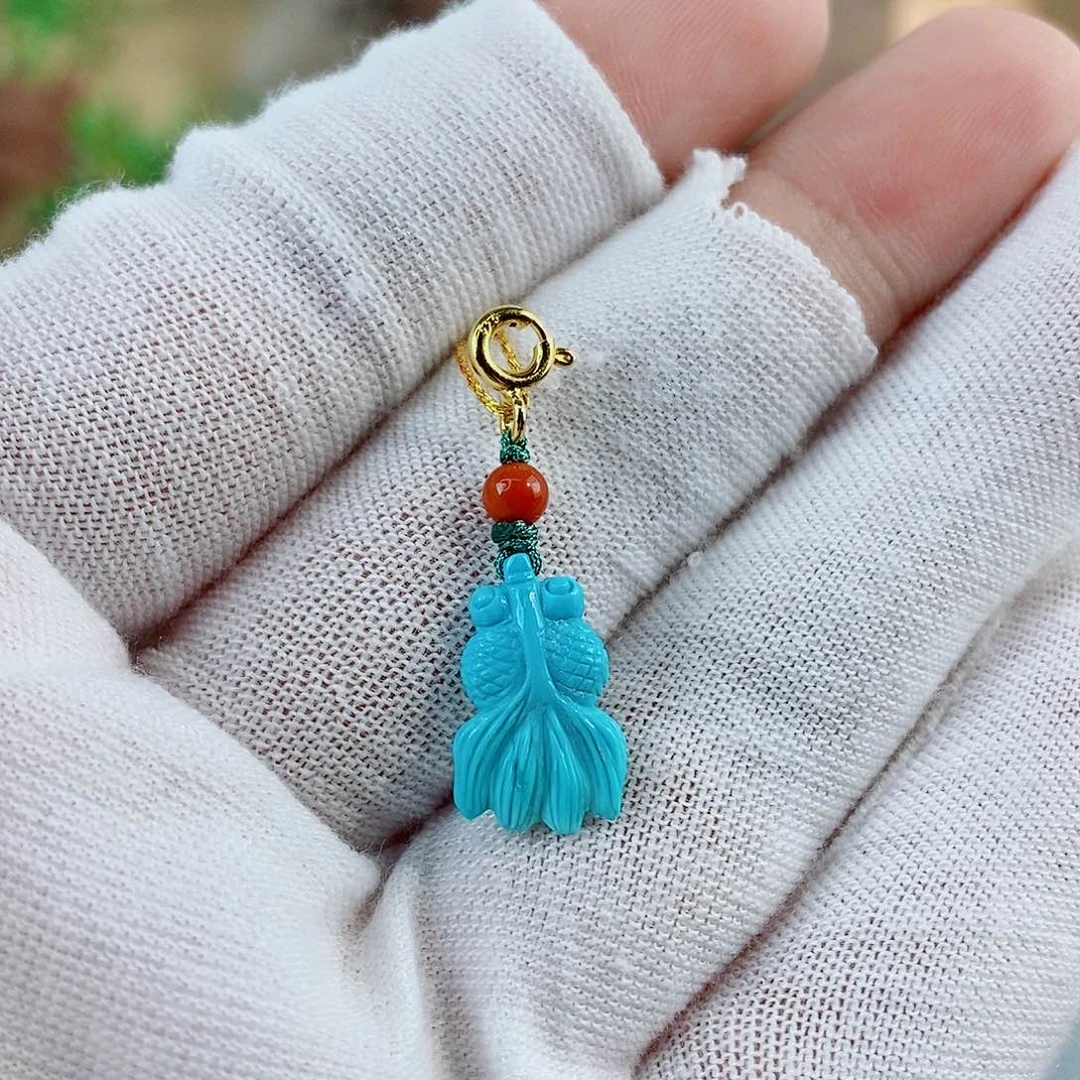 未镶嵌绿松石珠宝奇石