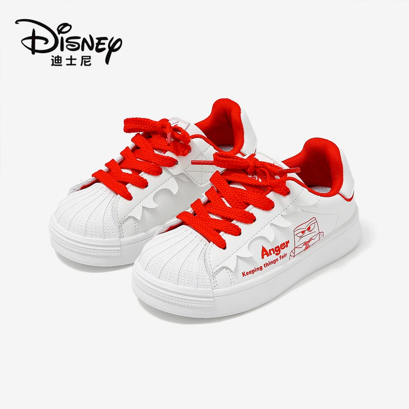 Disney/迪士尼2025春季儿童男女童鞋子小白鞋透气中大童贝壳板鞋