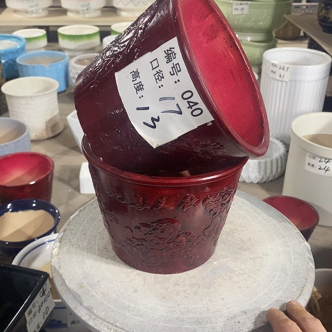 【闪购商品】陶瓷微瑕花盆-040-2个