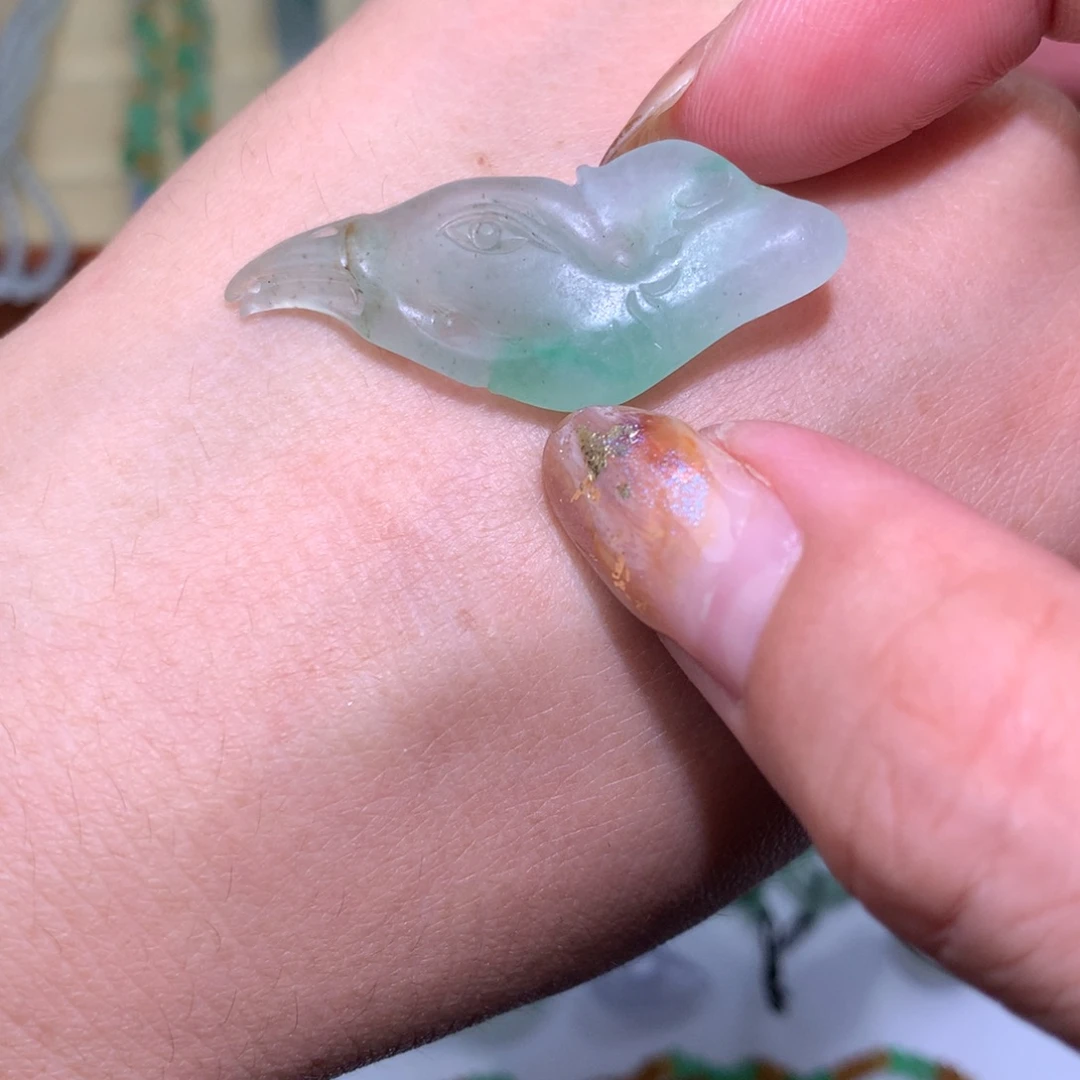 定制翡翠未镶嵌鹰头