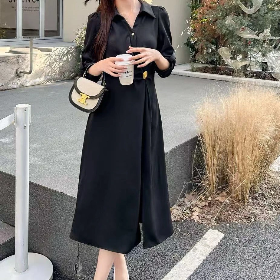 GD 01225时尚气质修身收腰显瘦连衣裙