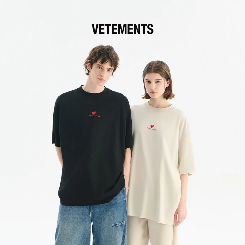 VETEMENTS男士短袖T恤情侣款宽松潮流时尚休闲百搭34552006