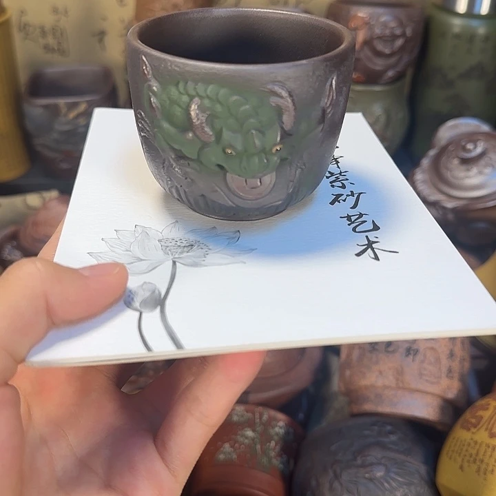 茶杯紫砂宜兴紫砂茶杯