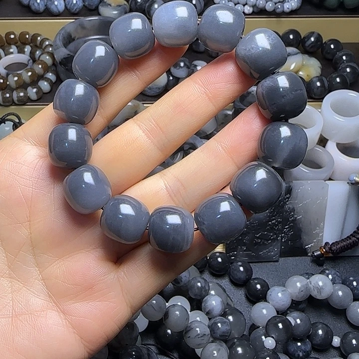 神***6手串饰品青花手串