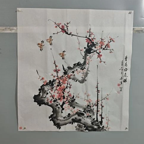 国画张芳军老师手绘作品