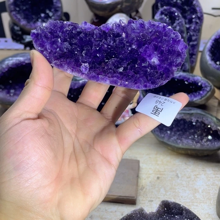 未镶嵌珠宝半成品紫晶