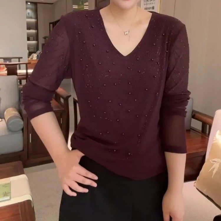 2025秋季新款 时尚百搭设计感烫钻超好看女士高档上衣&2525