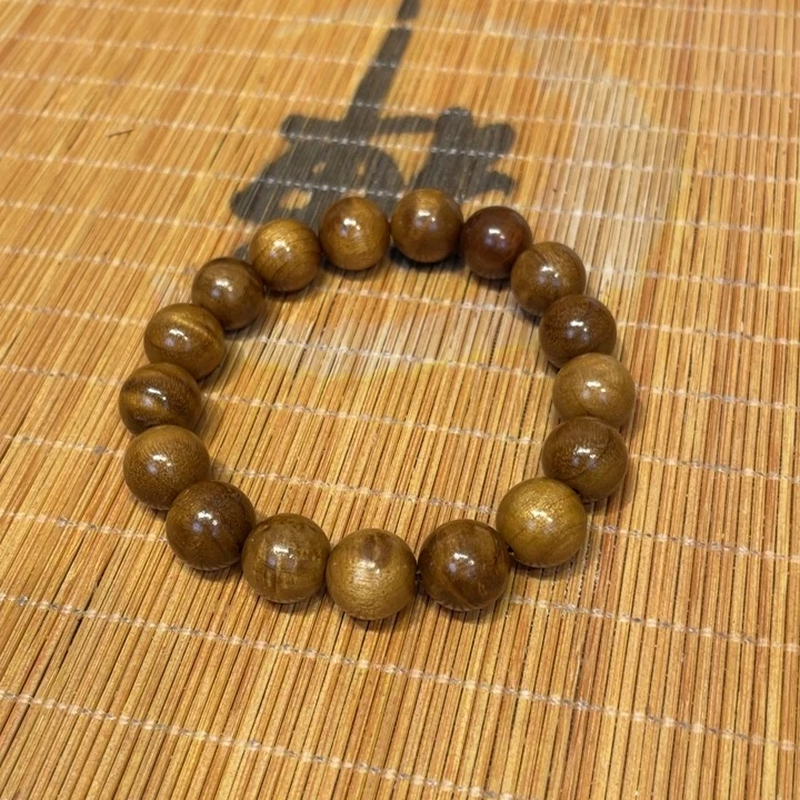 岚***仔楠木（金丝楠）手串/手链金丝楠木1.2