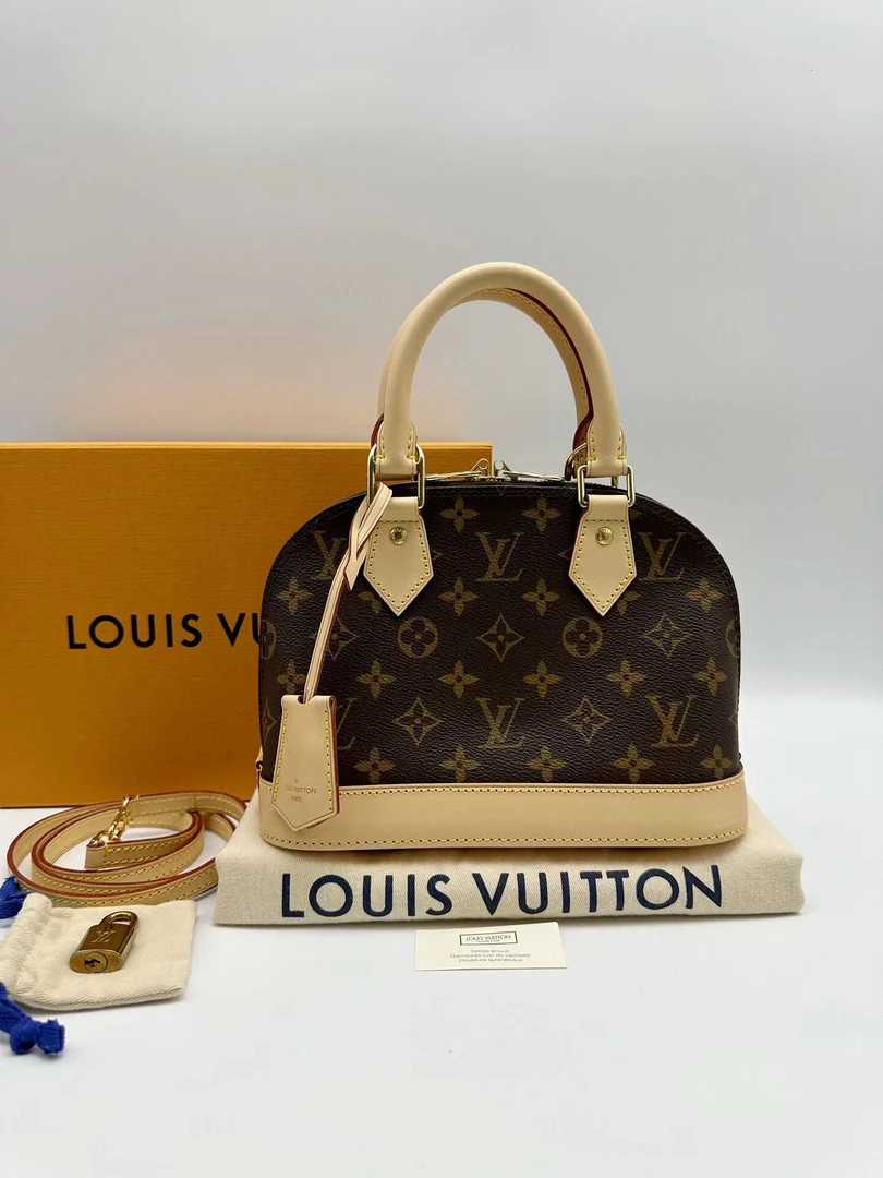 95新 LouisVuitton/路易威登 老花almabb贝壳手提包单肩包斜挎包
