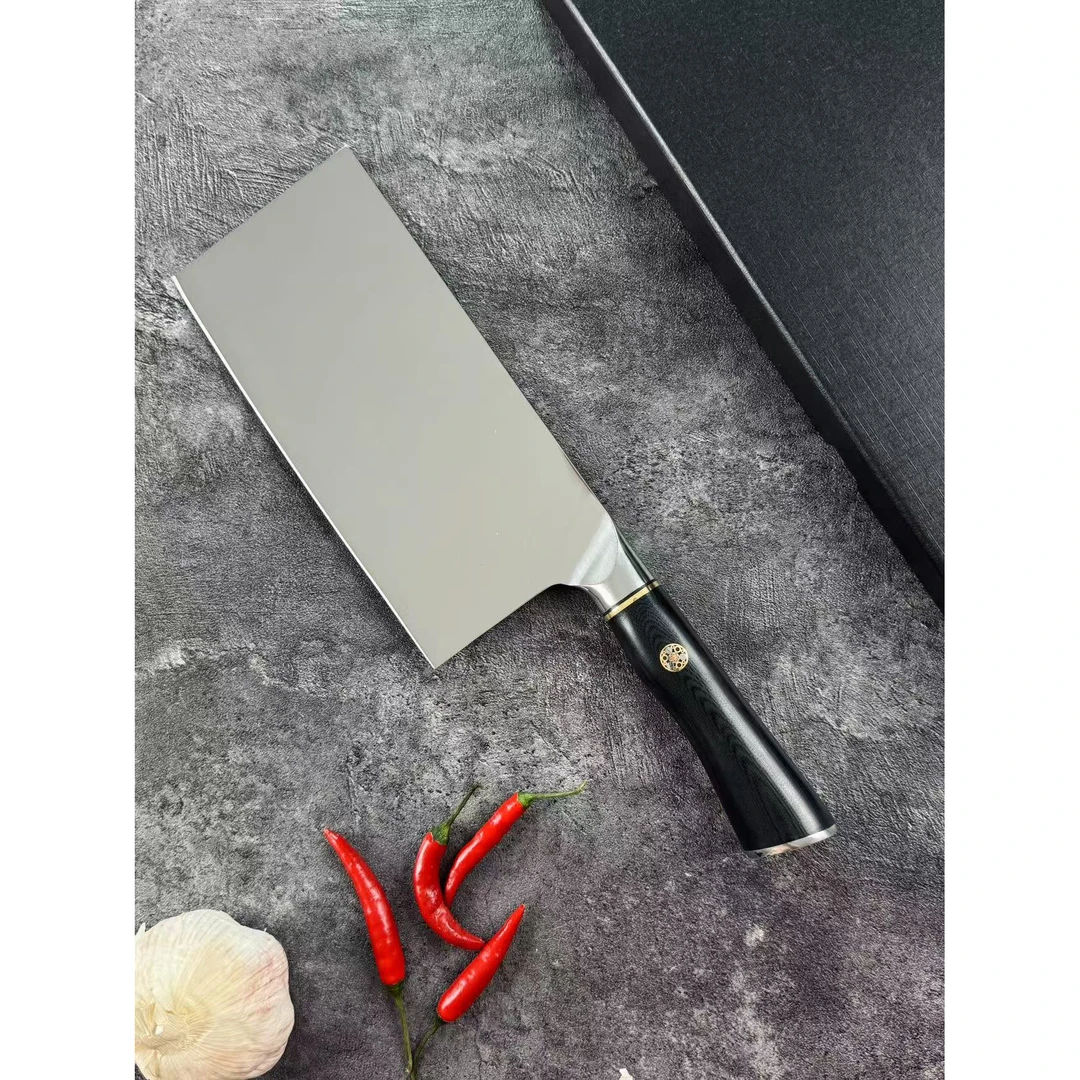 038G10手柄rex121切片刀家用锋利切肉刀具厨房厨师专用菜刀