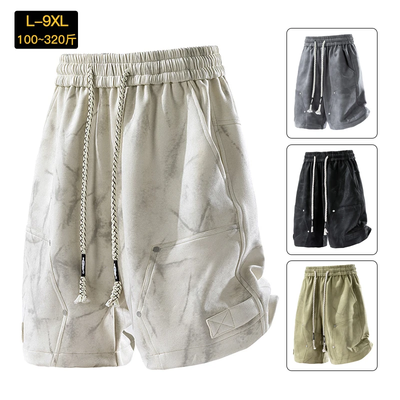 大码短裤男士2025夏季加肥加大宽松胖子不显胖高品质休闲五分裤子