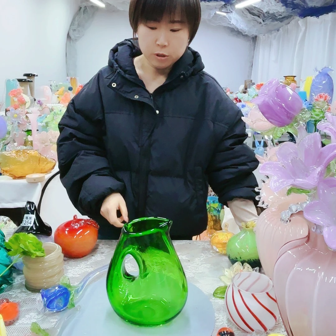 福利不退不换琉璃花瓶艺术品