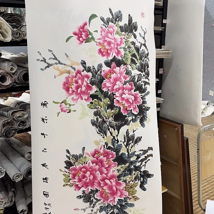 国画花鸟四尺整张