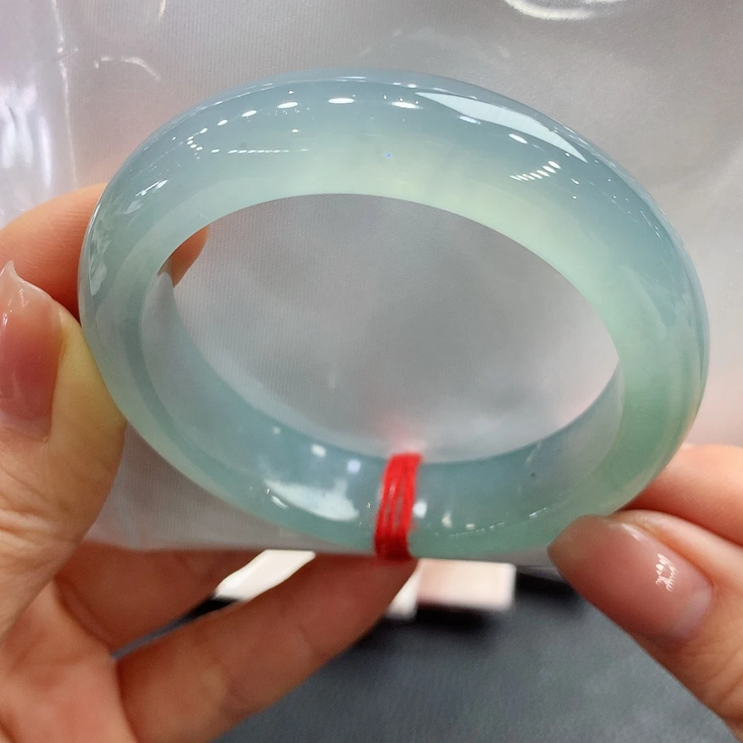 翡翠未镶嵌手镯50.7正圈两天鉴赏