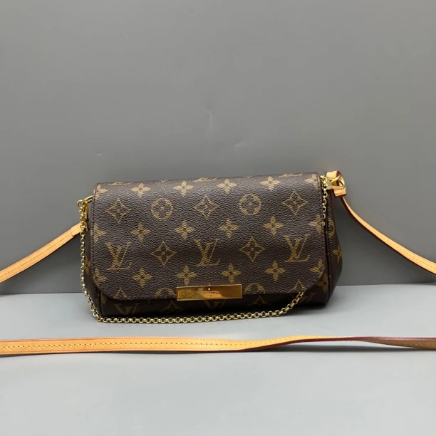 95新 LouisVuitton/路易威登 老花Favorite小号信封包 尺寸21*13