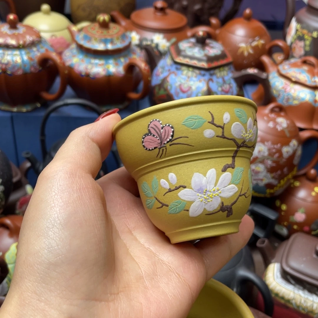 紫砂茶杯紫砂主人杯100cc