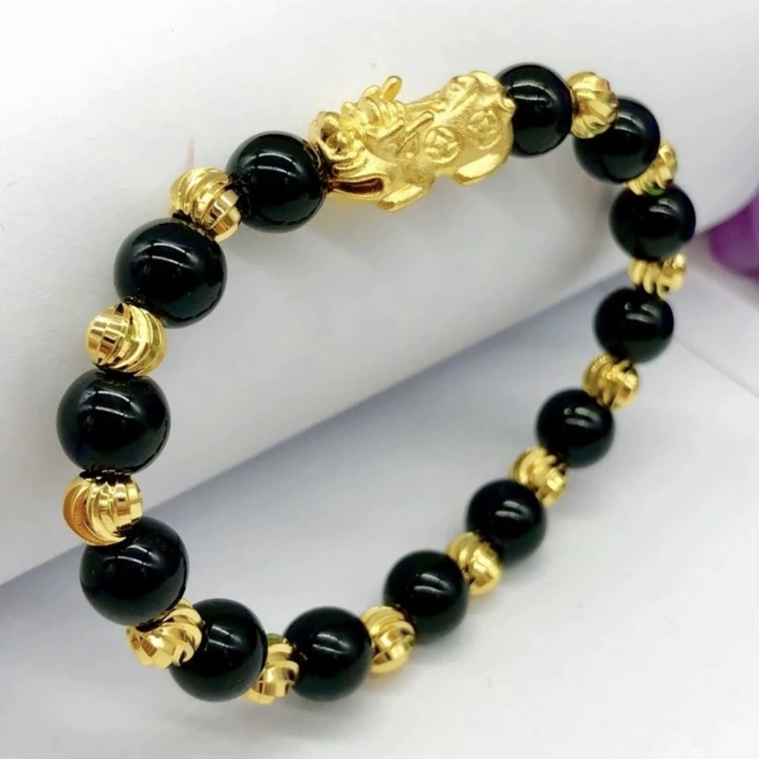 合金手链 小号百搭貔貅手链24k颜色