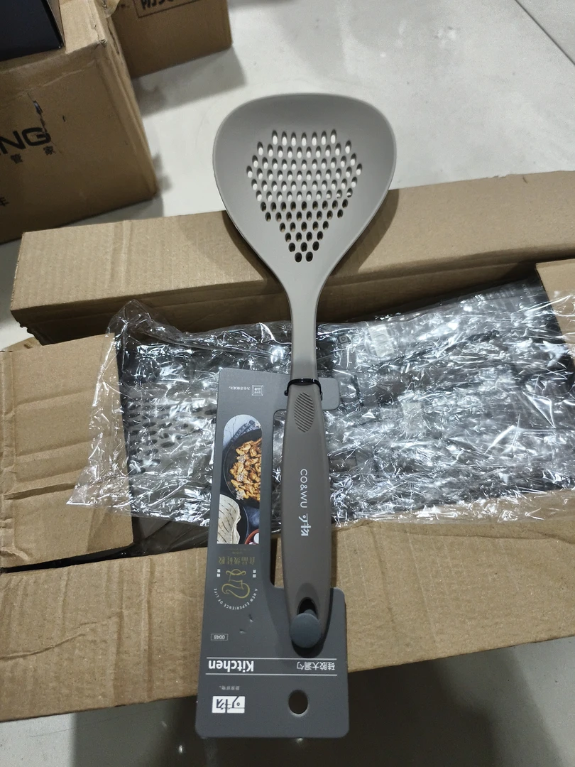 匠人可物硅胶大漏勺手工炒菜女士多功能家用厨师日式