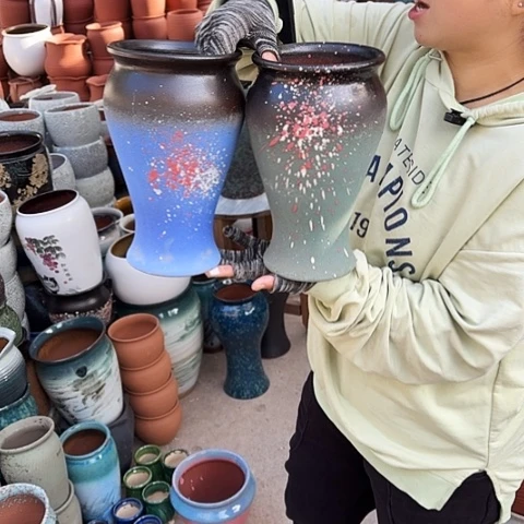 口14高26两个盆子。