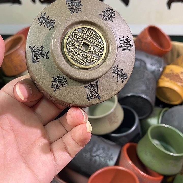茶杯紫砂全手工紫砂主人杯