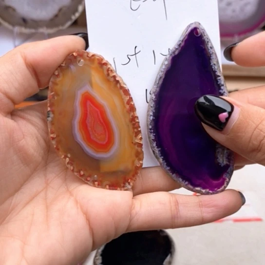 玛瑙/玉髓颈饰足银镀金镶嵌飞****园