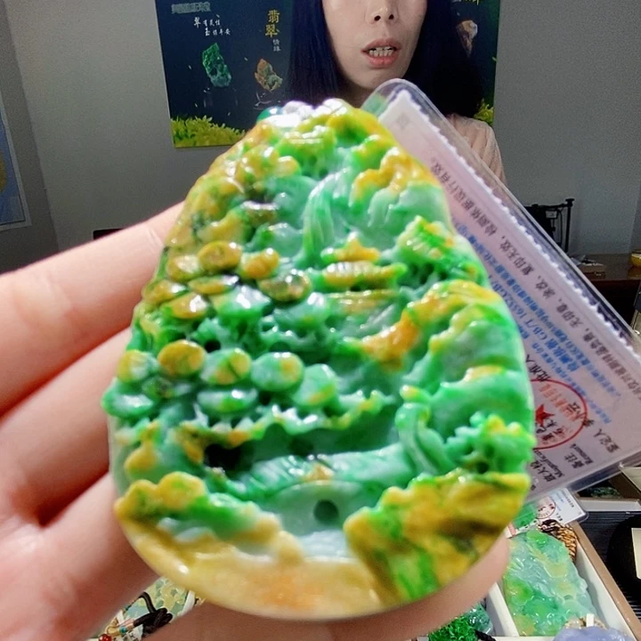 颈饰未镶嵌翡翠翡翠