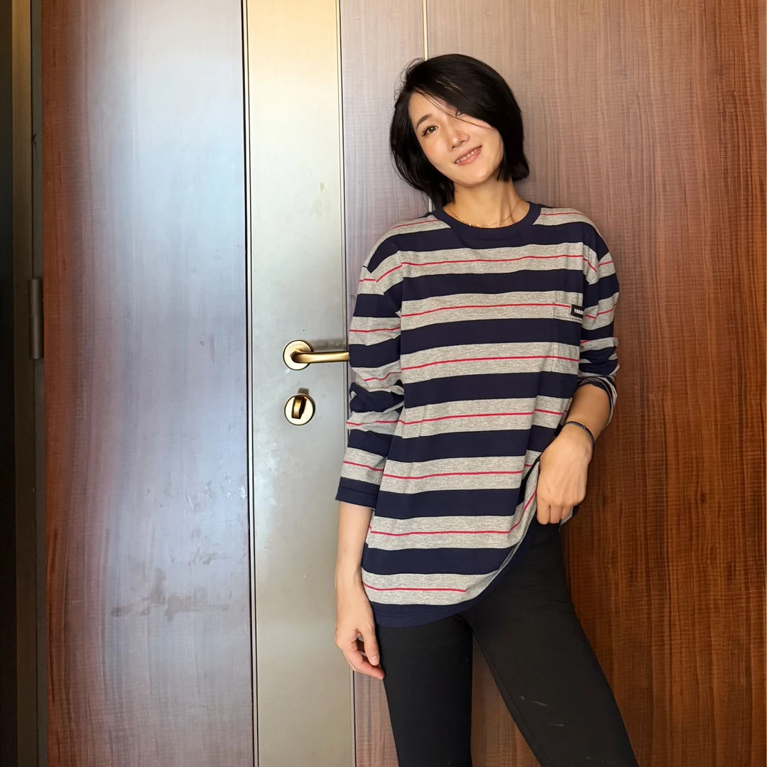 ABT 秋季新款条纹长袖T恤 abt507L03CT1047