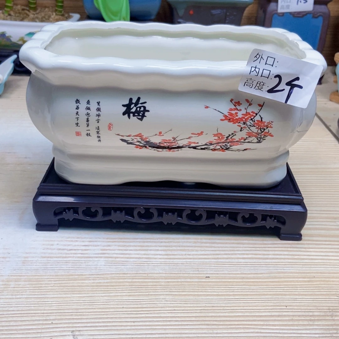 瓷片陶瓷花盆陶瓷艺术