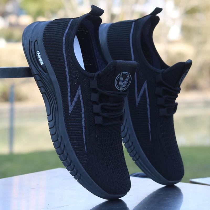 男鞋2025新款春夏季网面透气运动鞋男士休闲防滑跑步百搭健步潮鞋