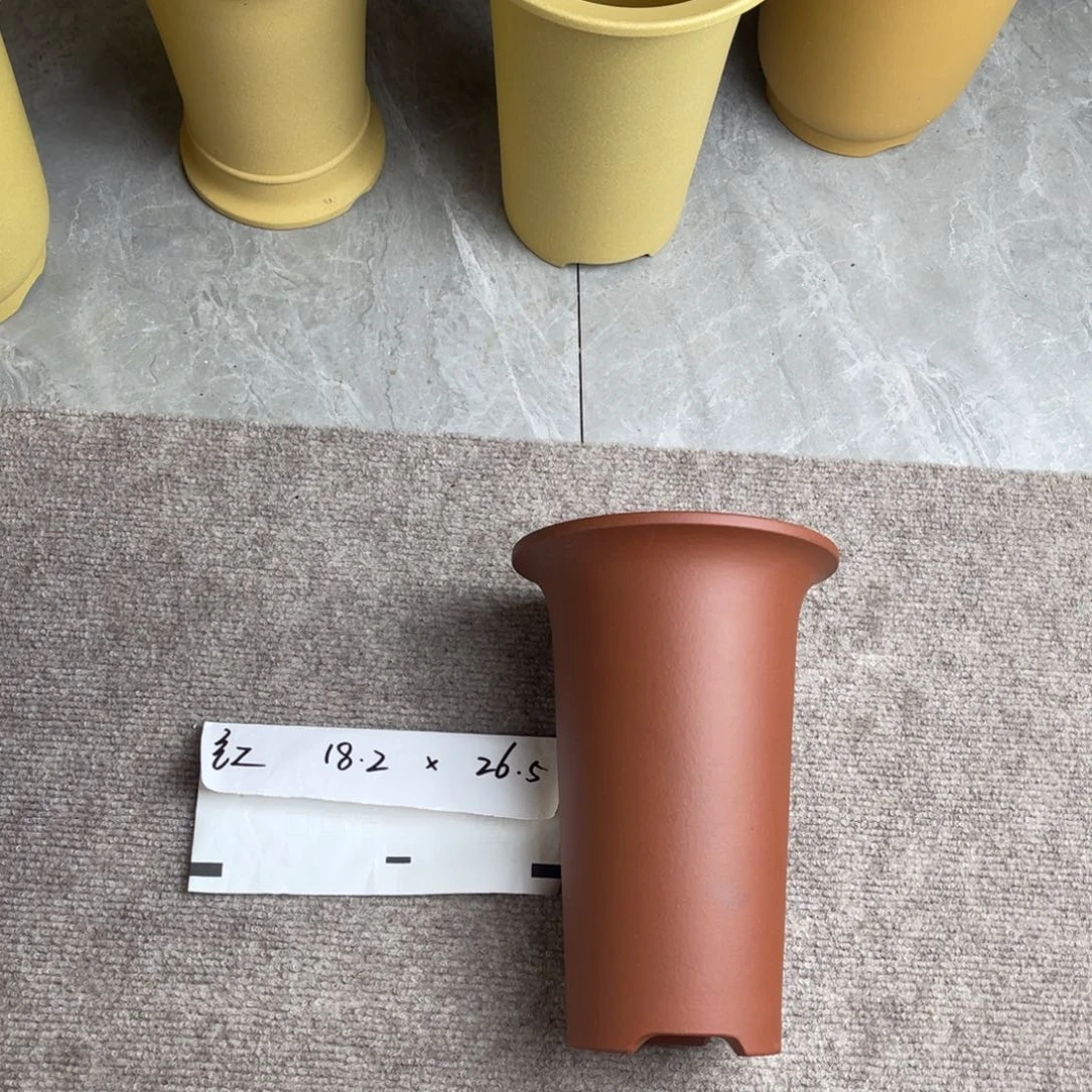 宜兴原矿紫砂花盆