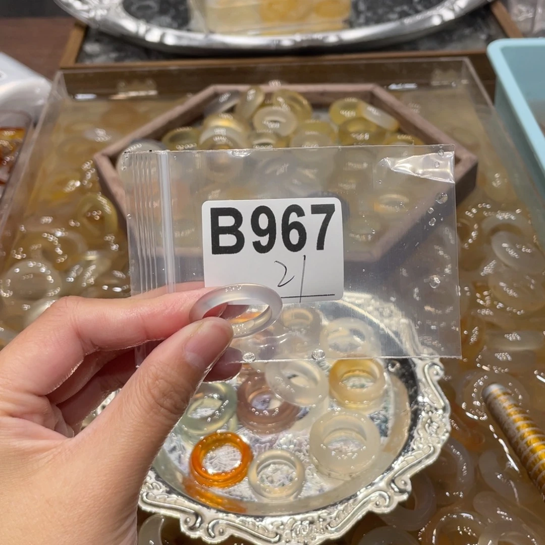 玛瑙/玉髓未镶嵌戒指967