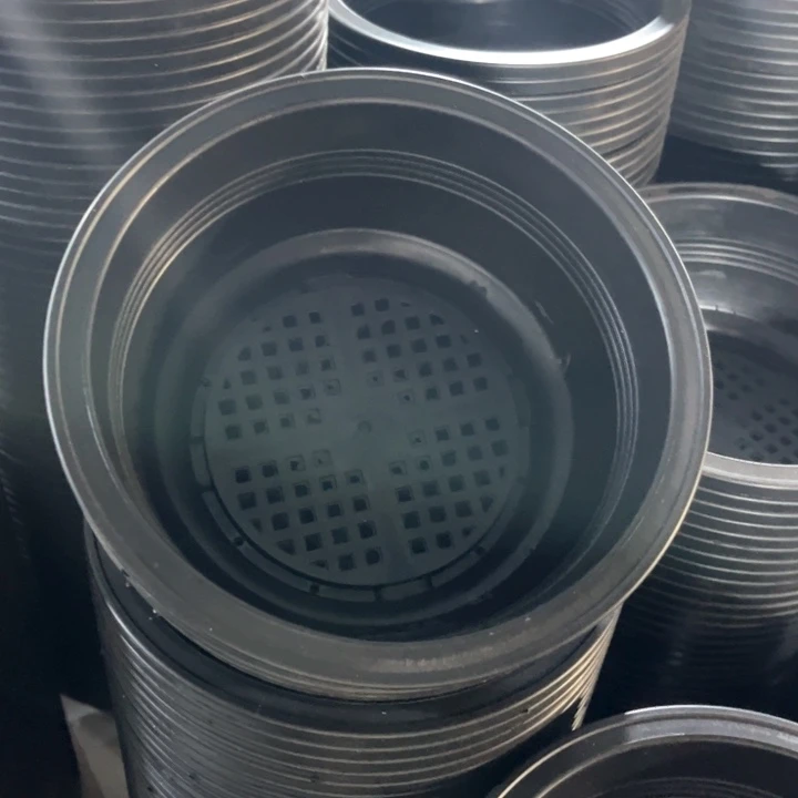 树脂黑韩盆口19高8一组12