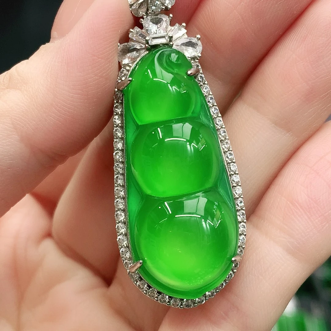 银S925镶嵌吊坠玛瑙/玉髓