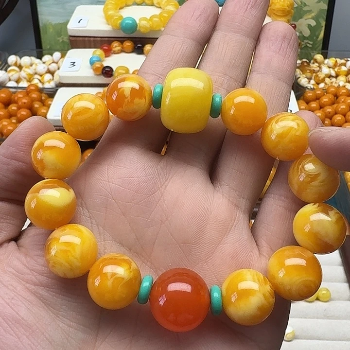 小***》非金属精品老蜡色素串搭配一条