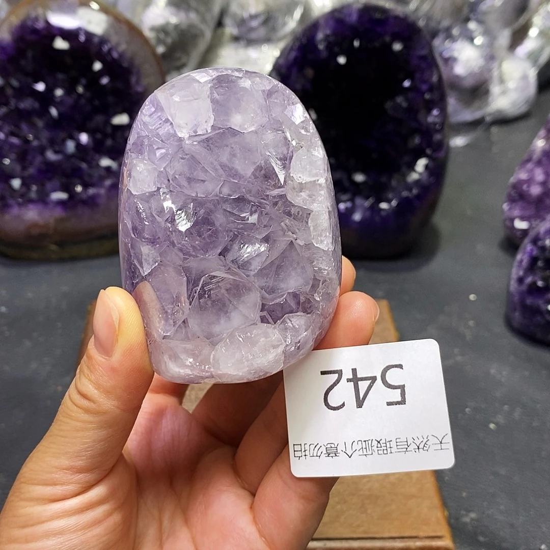 紫晶珠宝半成品未镶嵌