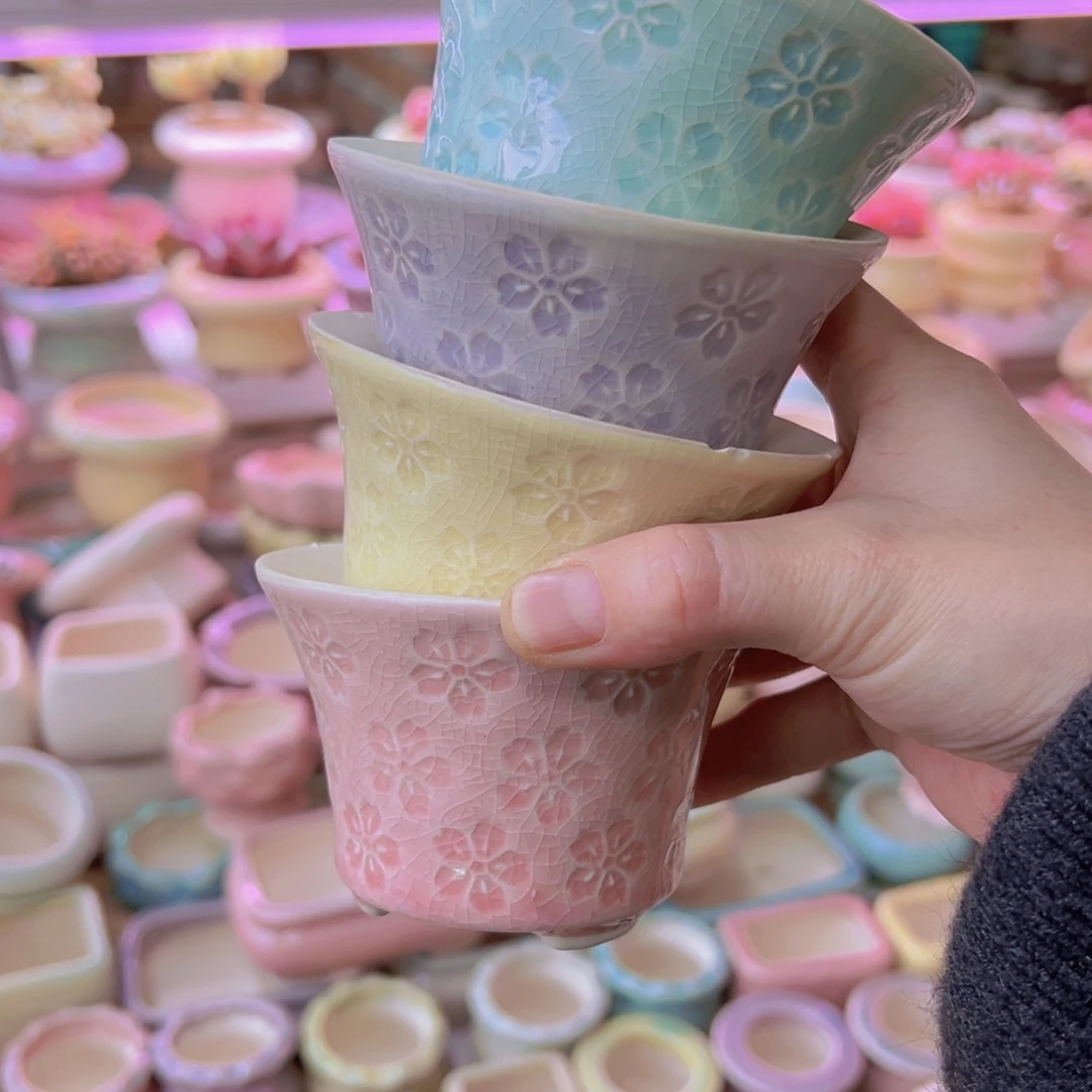 陶瓷花盆当场凑满12包邮