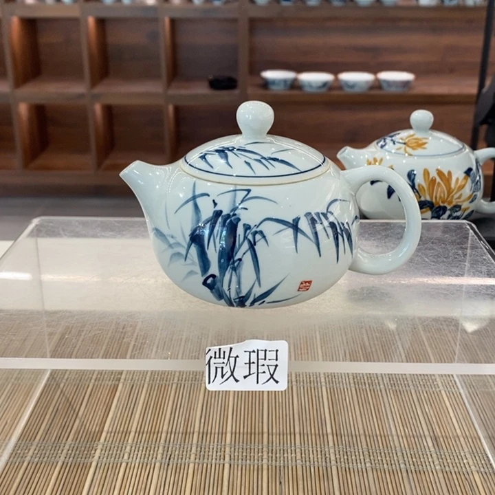 釉下老陶泥手工绘制