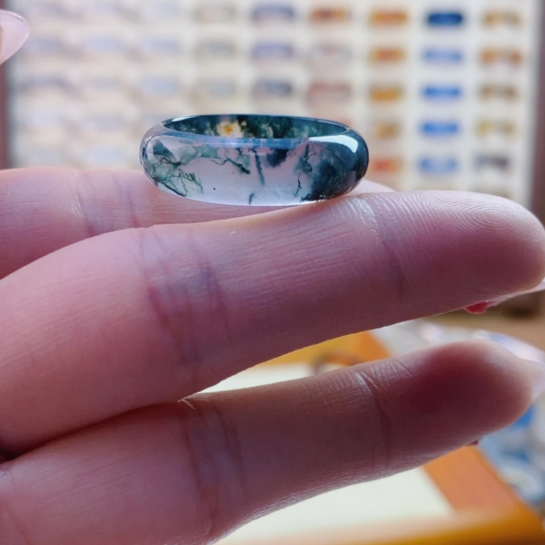 玛瑙/玉髓戒指未镶嵌啊*