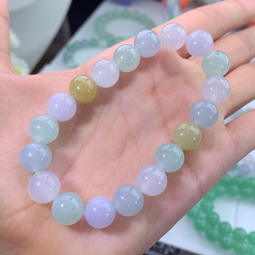 未镶嵌手链翡翠多宝手串