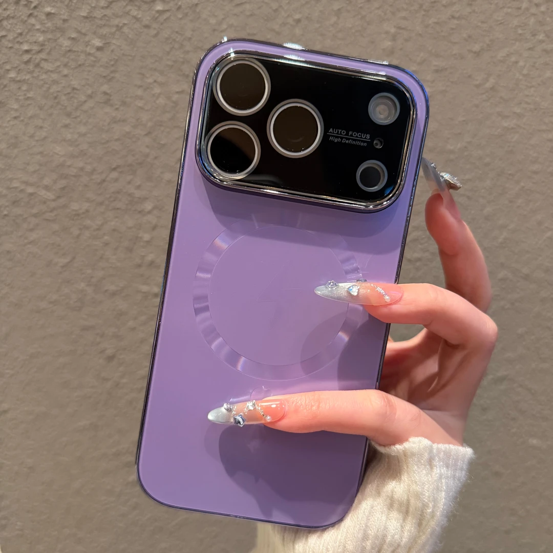 高级感全包闪电磁吸适用苹果17promax手机壳16Pro防摔15镜头膜14