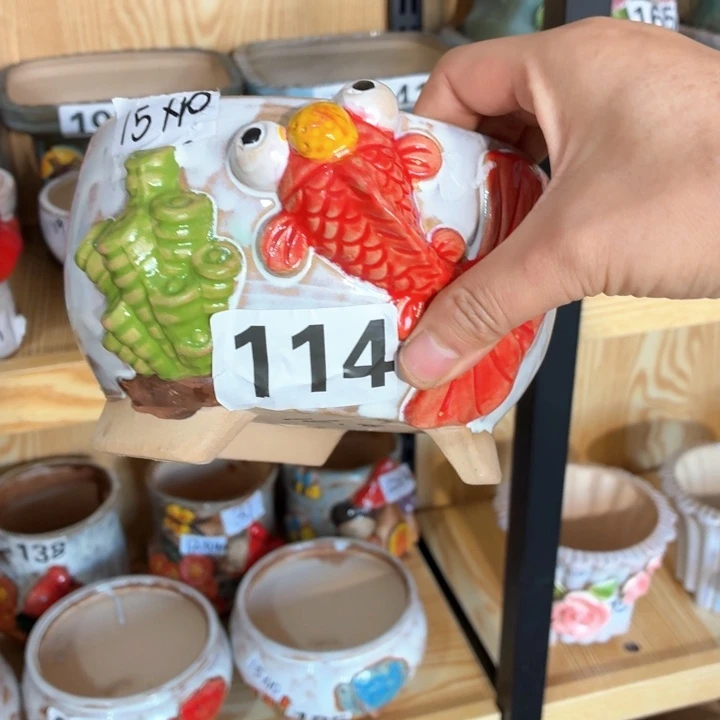 多肉花盆满15包邮