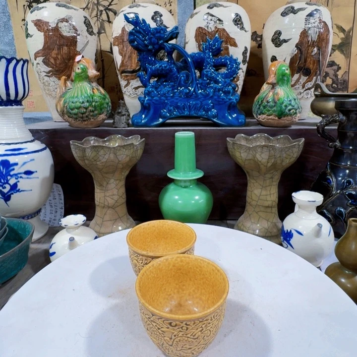 茶盏手工制作陶瓷摆件