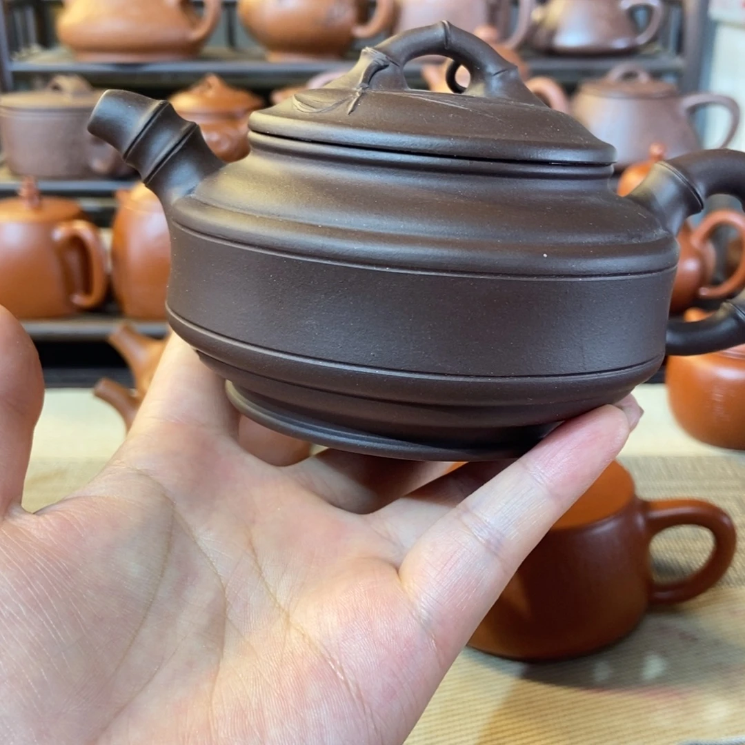 醉***财茶壶紫砂全手工制作工艺流程原料制作方法