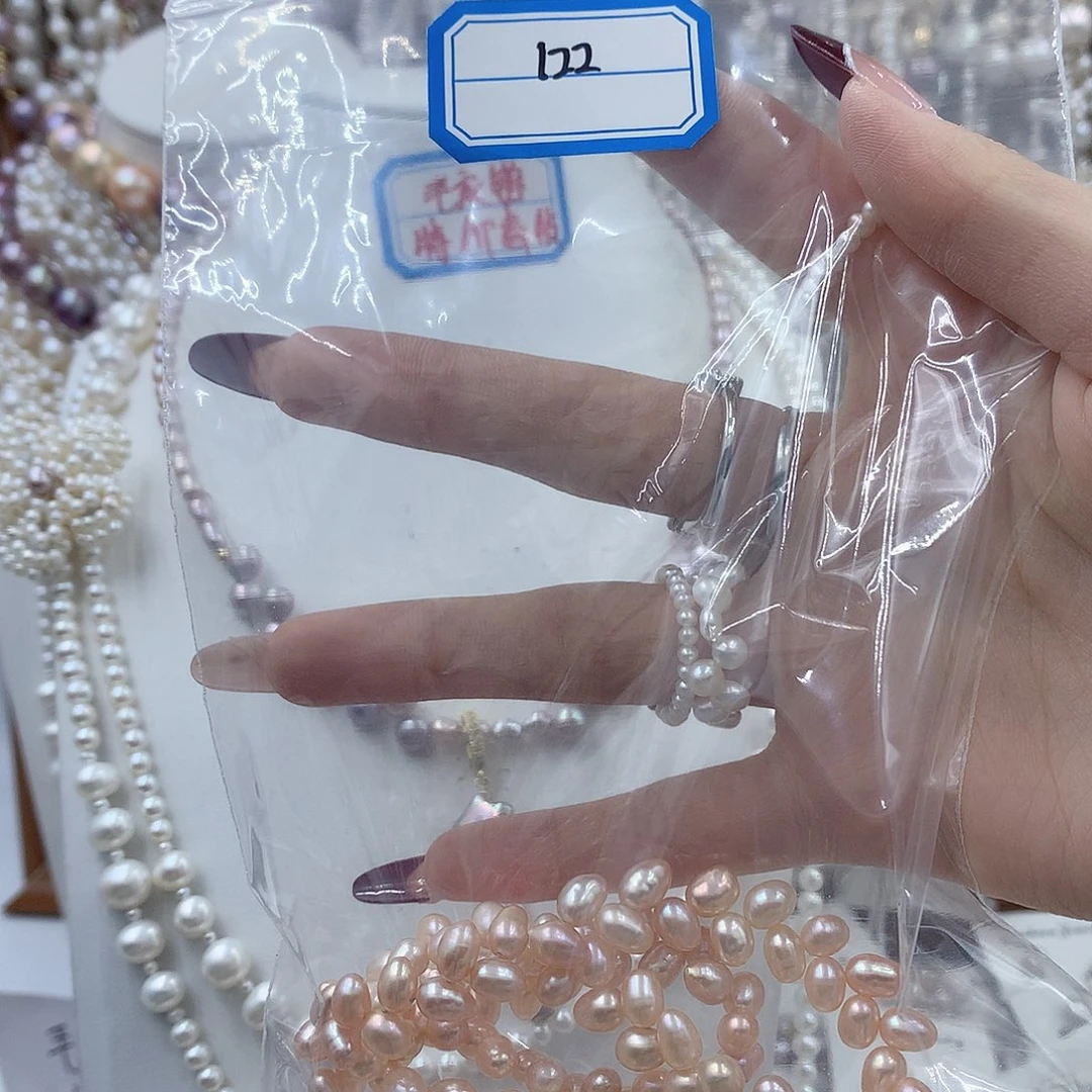 风***光淡水珍珠银S925镶嵌耳饰